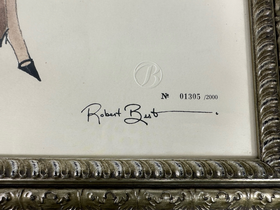 Barbie Fashion Model Collection Print By Artist Robert Best - Limited Edition 1305/2000 16W x 20H Frame: 19W x 23.5H [Photo 8]