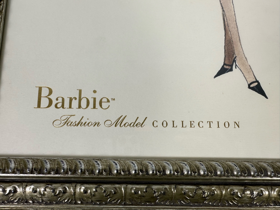 Barbie Fashion Model Collection Print By Artist Robert Best - Limited Edition 1305/2000 16W x 20H Frame: 19W x 23.5H [Photo 7]