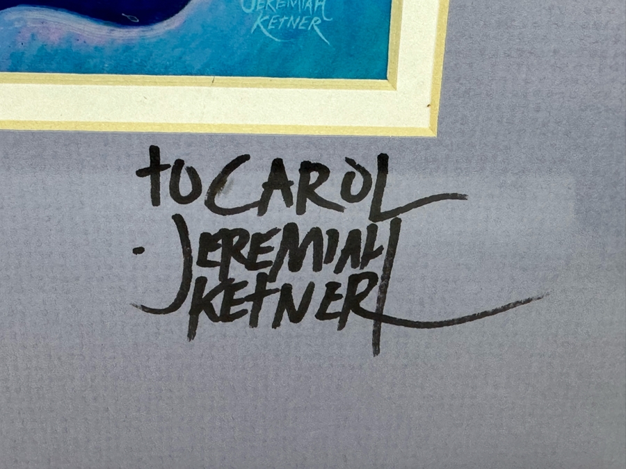 Disney Tinker Bell 'Glitter Garden' Print Signed by Artist Jeremiah Ketner 9W x 12H Frame: 16W x 20H [Photo 10]