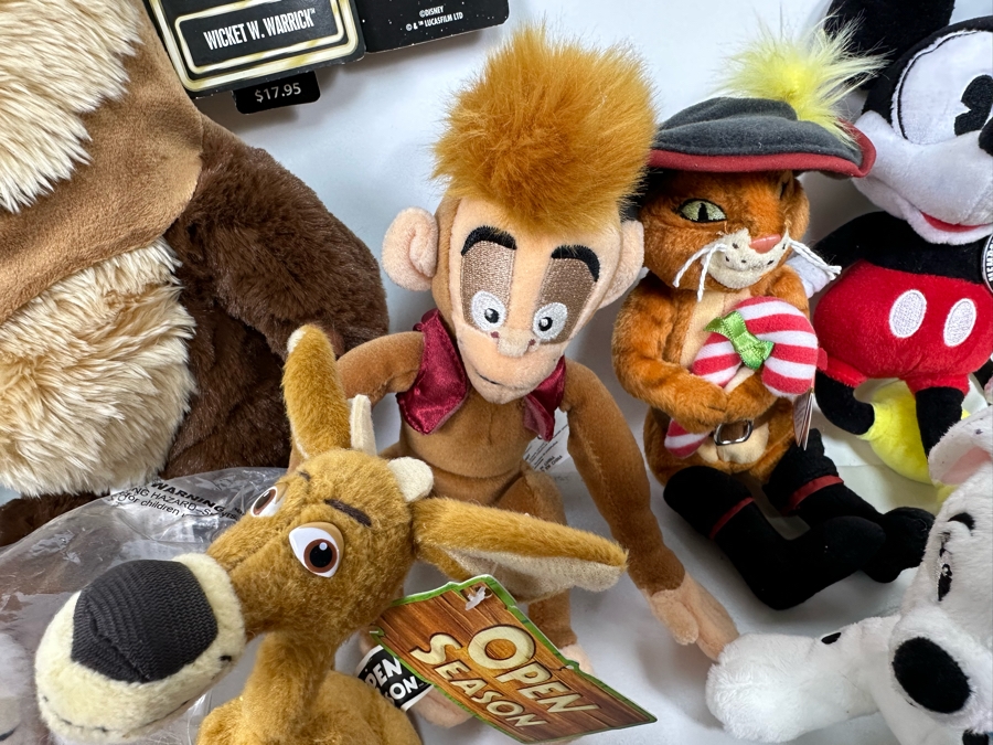 Lot of Disney Vintage Plush Toys Including Olaf, Mater, Mickey, Minions, Lucifer, Wicket W. Warrick and More [Photo 12]