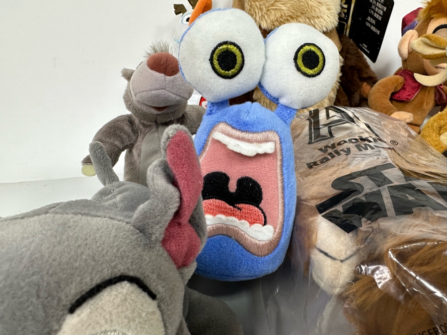 Lot of Disney Vintage Plush Toys Including Olaf, Mater, Mickey, Minions, Lucifer, Wicket W. Warrick and More [Photo 6]