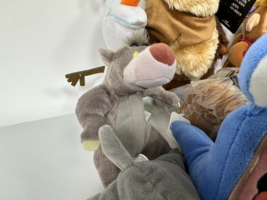Lot of Disney Vintage Plush Toys Including Olaf, Mater, Mickey, Minions, Lucifer, Wicket W. Warrick and More [Photo 7]
