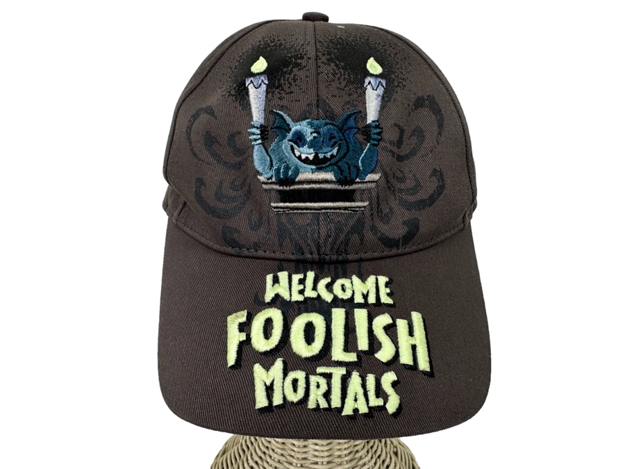 Disney Parks Haunted Mansion 'Welcome Foolish Mortals' (Youth Size) and Pirates of the Caribbean 'Dead Men Tell No Tales' (Adult Size) Baseball Hats [Photo 2]
