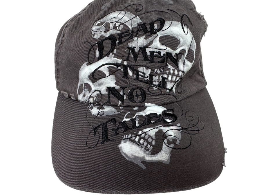 Disney Parks Haunted Mansion 'Welcome Foolish Mortals' (Youth Size) and Pirates of the Caribbean 'Dead Men Tell No Tales' (Adult Size) Baseball Hats [Photo 3]