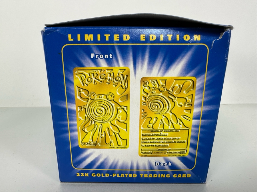 Pokémon Limited Edition 'Gotta Catch 'Em All' 23k Gold-Plated Trading Card [Photo 4]