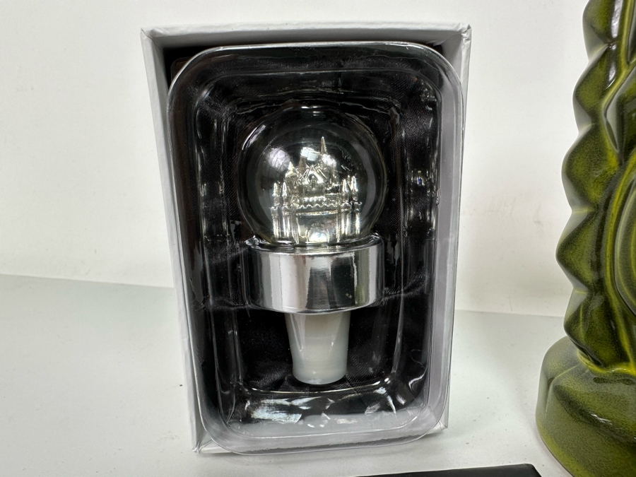 Disneyland Resort Pair of Bottle Stoppers and Good Ol' Skully Tiki Mug [Photo 5]