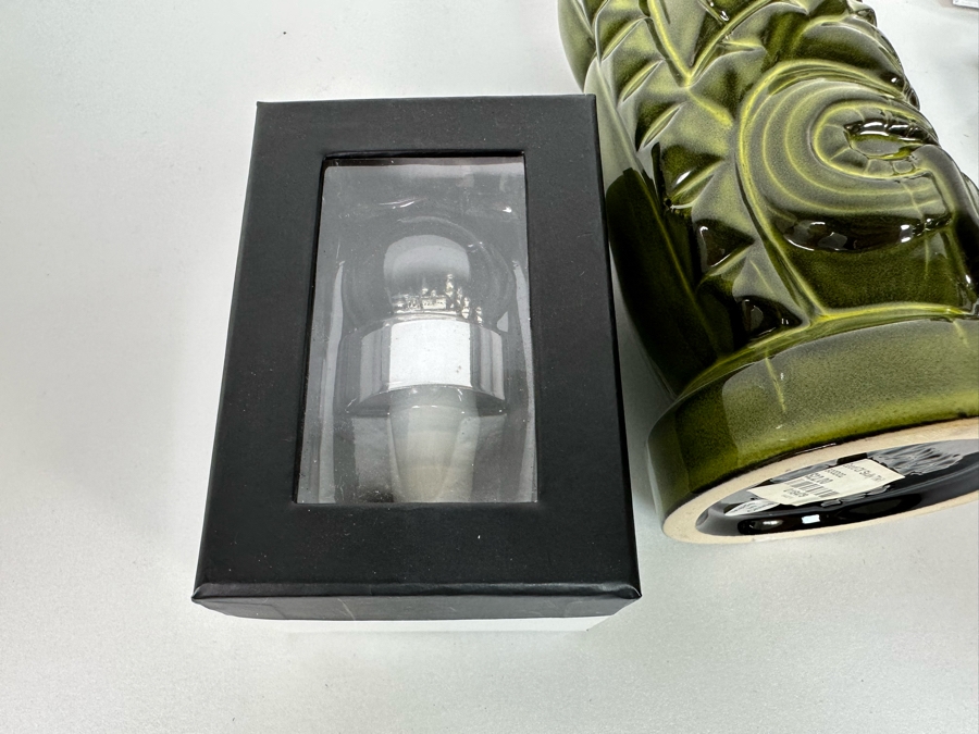 Disneyland Resort Pair of Bottle Stoppers and Good Ol' Skully Tiki Mug [Photo 9]