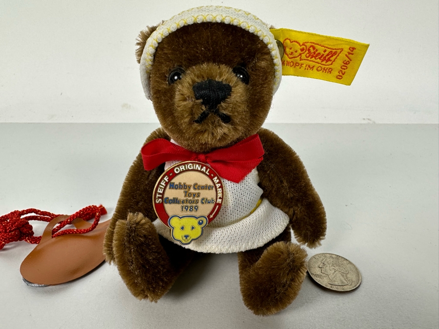 Original Steiff Bear Hobby Center Toys Collectors Club 1989 [Photo 4]