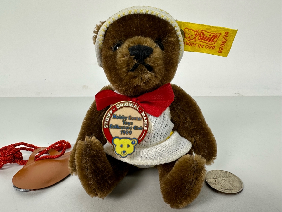 Original Steiff Bear Hobby Center Toys Collectors Club 1989 [Photo 3]