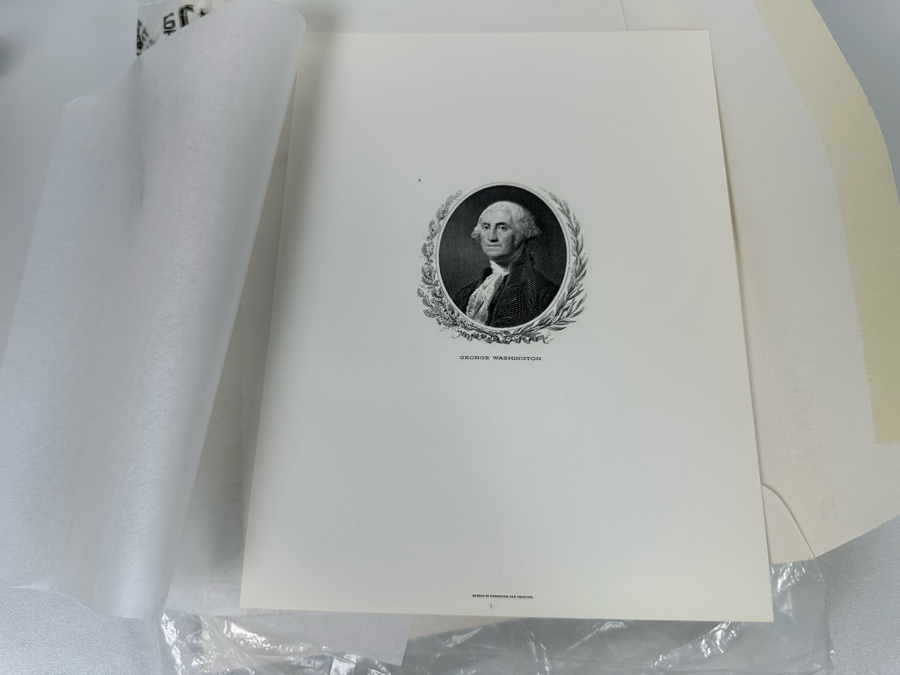 US Government Engraving and Printing Presidential Portraits Engravings - Presidents 1-40 of the United States [Photo 2]