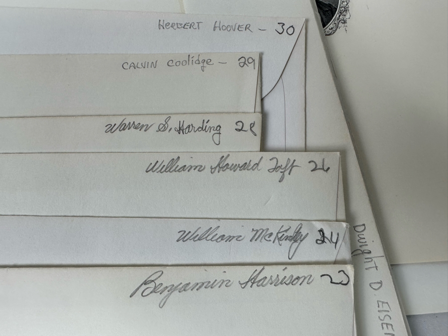 US Government Engraving and Printing Presidential Portraits Engravings - Presidents 1-40 of the United States [Photo 30]