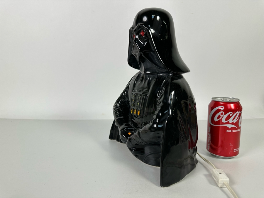 Vintage 1979 Star Wars Darth Vader Lamp  (Missing Light Saber) 9W x 4D x 11.5H [Photo 8]