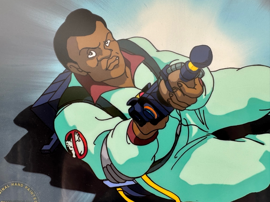 Original Hand Painted Production Cell From 'The Real Ghostbusters' Comedy TV Series Titled 'Ghostbuster On Floor' By Royal Animated 10 X 8 [Photo 4]