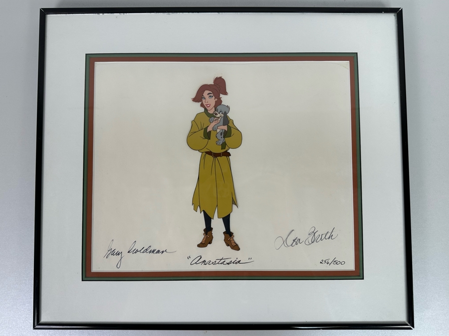 Limited Edition Signed Disney's Anastasia Cel Animation Numbered 254 Of 500 12 X 10 Framed 17 X 15 [Photo 2]