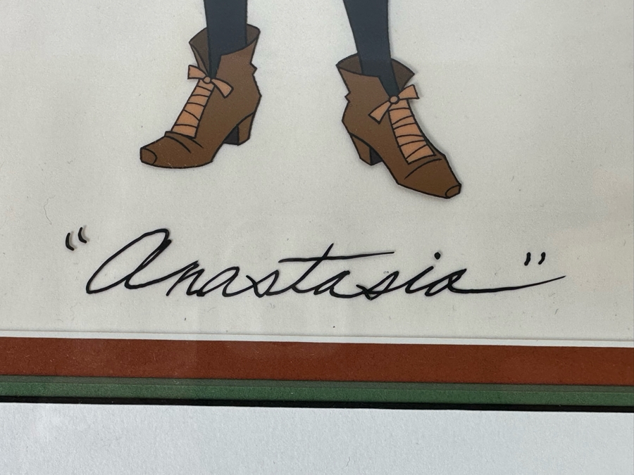 Limited Edition Signed Disney's Anastasia Cel Animation Numbered 254 Of 500 12 X 10 Framed 17 X 15 [Photo 9]