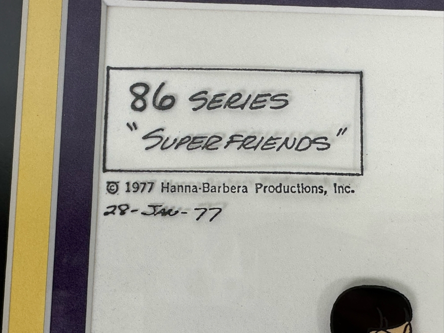 Wonder Twins Cel Animation 86 Series 'Super Friends' 1977 Hanna-Barbera Productions, Inc Jan 28, 1977 12 X 10 Framed 23.5 X 21.5 [Photo 8]