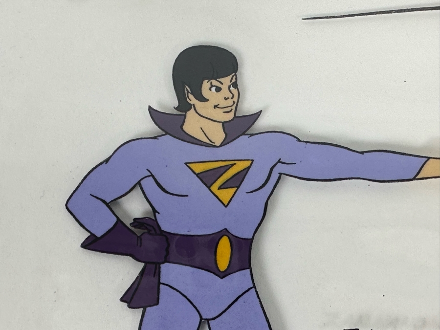 Wonder Twins Cel Animation 86 Series 'Super Friends' 1977 Hanna-Barbera Productions, Inc Jan 28, 1977 12 X 10 Framed 23.5 X 21.5 [Photo 5]