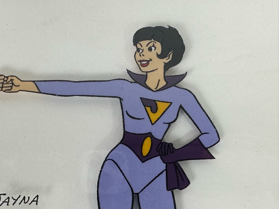 Wonder Twins Cel Animation 86 Series 'Super Friends' 1977 Hanna-Barbera Productions, Inc Jan 28, 1977 12 X 10 Framed 23.5 X 21.5 [Photo 6]