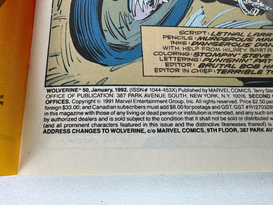 Six Wolverine #50 Comic Books Ready To Be Graded 1992 [Photo 7]