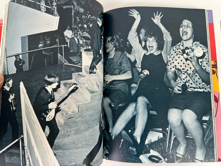 First Edition Hardcover Book The Beatles With Introduction By Leonard Bernstein & Jacket Artwork By Andy Warhol 1980 Plus Five Topps Beatles Picture Trading Cards [Photo 9]