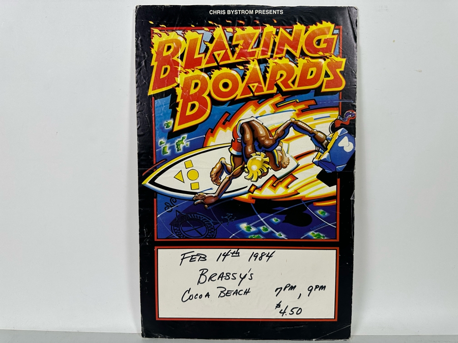 Vintage Blazing Boards Rick Griffin Artwork Surf Movie Poster 12 X 18.5 [Photo 2]