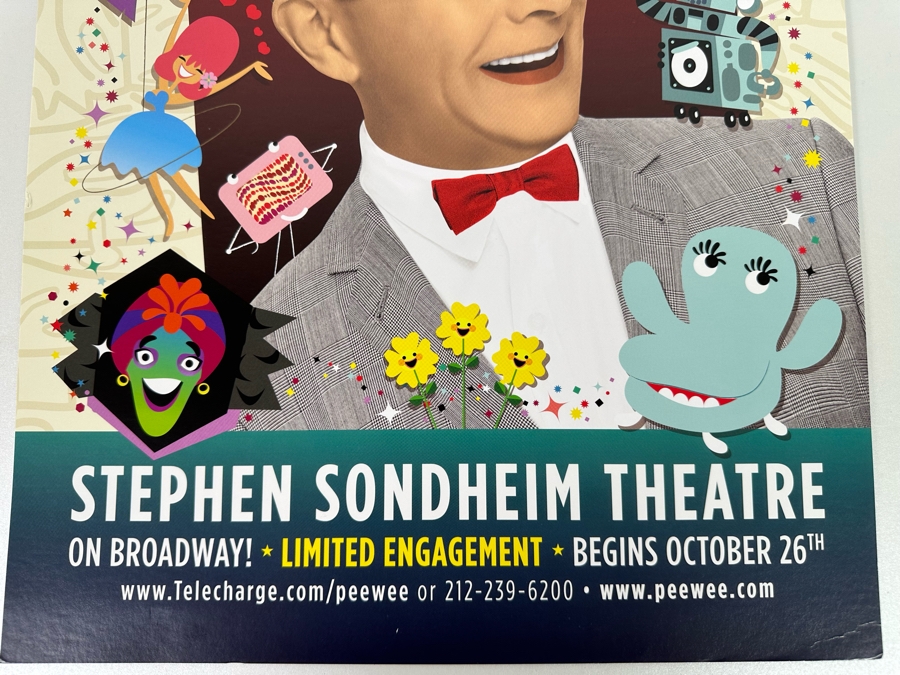 The Pee-Wee Herman Show Stephen Sondheim Theatre Poster 14 X 22.5 [Photo 5]