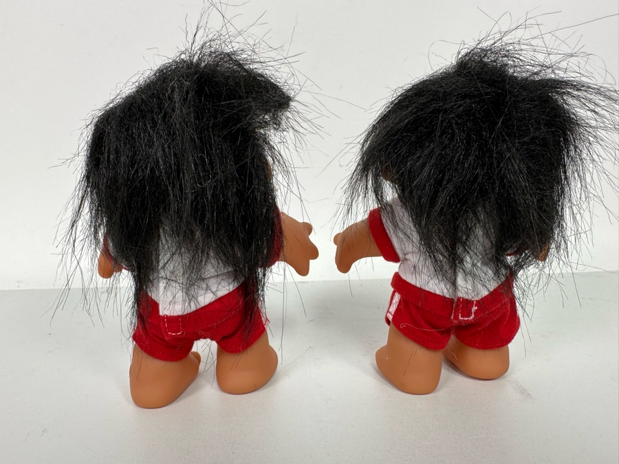 Pair Of Vintage DAM Troll Dolls By Thomas Dam From Denmark Troll Company 6'H [Photo 3]