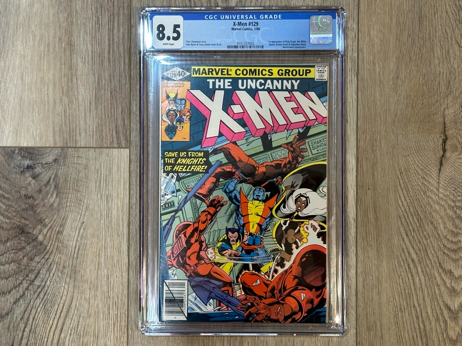 CGC Graded Marvel Comics X-Men #129 1st Appearance Of Kitty Pryde, The White Queen (Emma Frost) & Sebastian Shaw Mastermind Appearance Graded 8.5 [Photo 2]