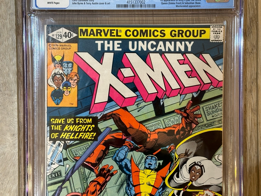 CGC Graded Marvel Comics X-Men #129 1st Appearance Of Kitty Pryde, The White Queen (Emma Frost) & Sebastian Shaw Mastermind Appearance Graded 8.5 [Photo 6]