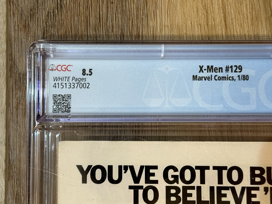 CGC Graded Marvel Comics X-Men #129 1st Appearance Of Kitty Pryde, The White Queen (Emma Frost) & Sebastian Shaw Mastermind Appearance Graded 8.5 [Photo 11]