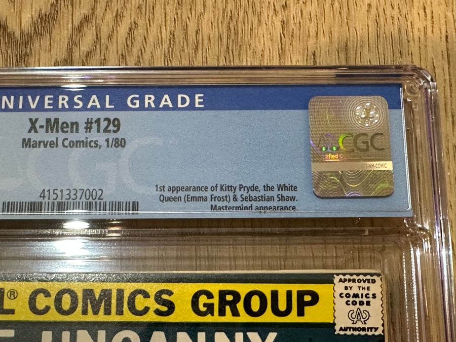 CGC Graded Marvel Comics X-Men #129 1st Appearance Of Kitty Pryde, The White Queen (Emma Frost) & Sebastian Shaw Mastermind Appearance Graded 8.5 [Photo 4]