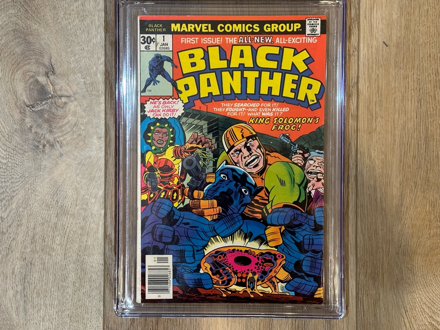 CGC Graded Marvel Comics Black Panther #1 First Issue Jack Kirby Story / Jack Kirby & Mike Royer Cover & Artwork Graded 5.5 [Photo 6]