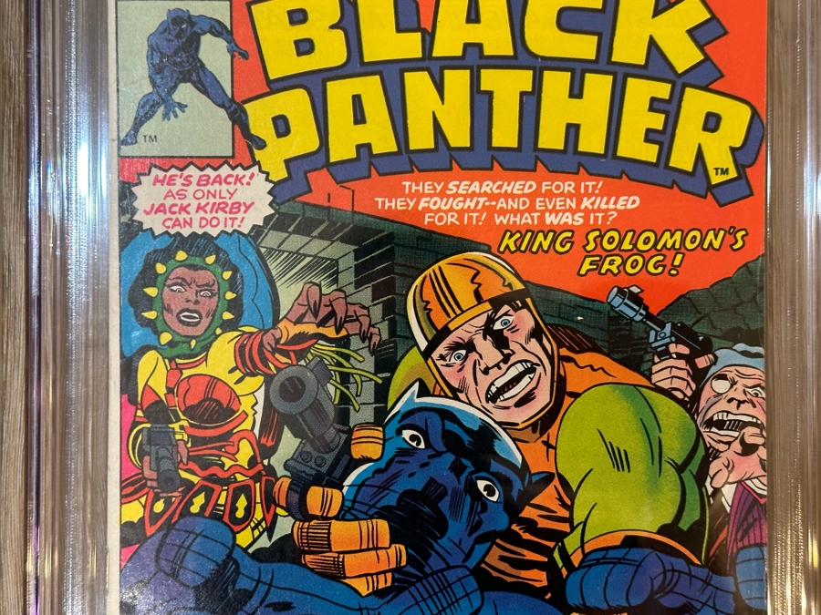 CGC Graded Marvel Comics Black Panther #1 First Issue Jack Kirby Story / Jack Kirby & Mike Royer Cover & Artwork Graded 5.5 [Photo 11]