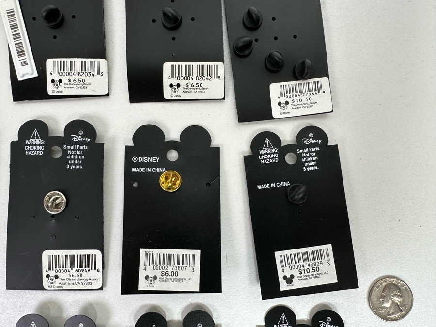 Twelve Vintage Disney Trading Pins New On Cards [Photo 16]