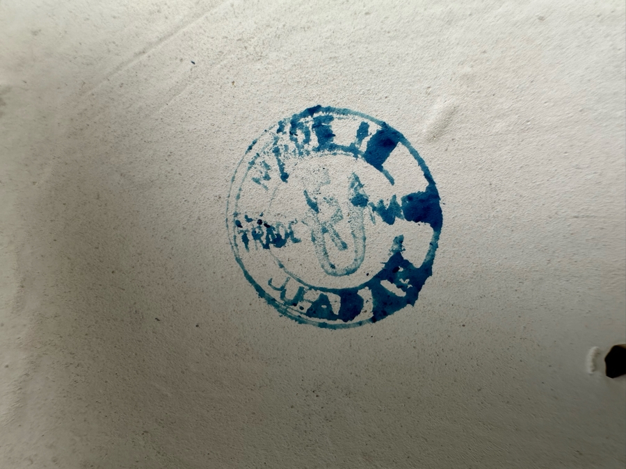 Vintage Japanese Hakata Urasaki Hand Painted Ceramic Doll Figurine Seated Man 8W X 12.5H [Photo 11]