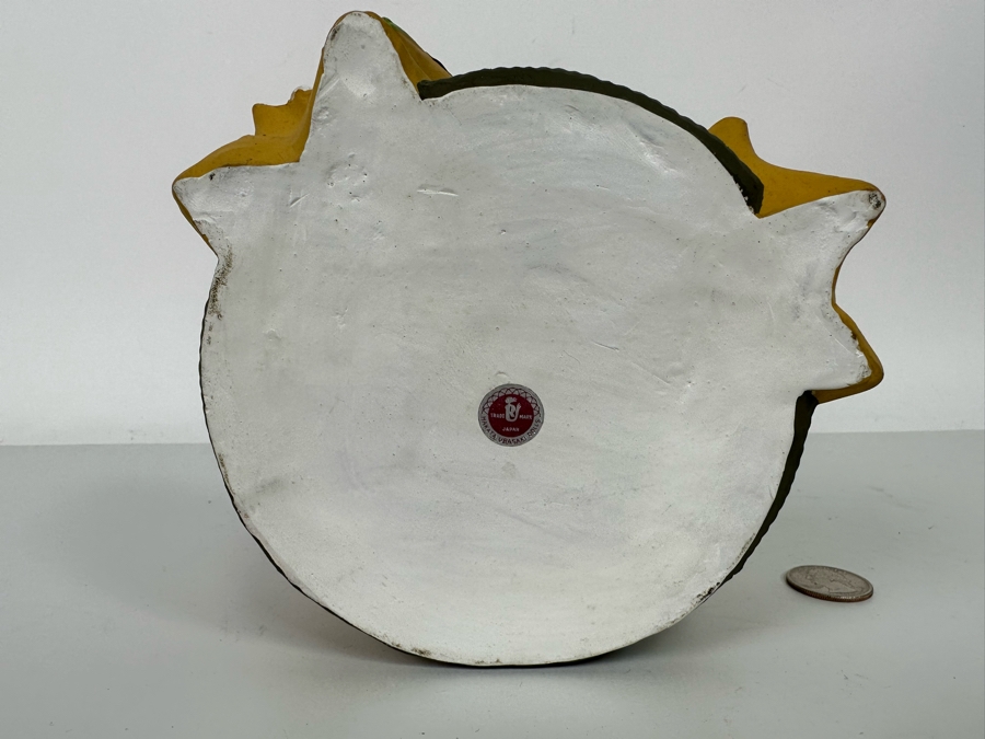 Vintage Japanese Hakata Urasaki Hand Painted Ceramic Doll Figurine Seated Man With Sword 6W X 7.5H [Photo 9]