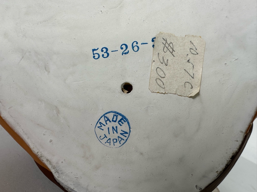 Vintage Japanese Hakata Urasaki Hand Painted Ceramic Doll Figurine Seated Man 7.5W X 8H [Photo 12]