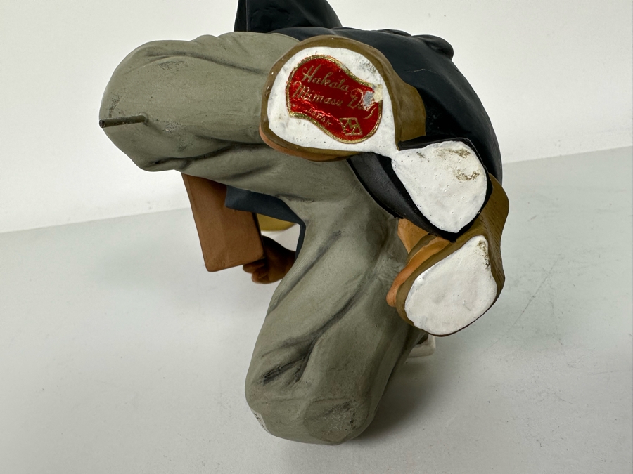 Vintage Japanese Hakata Urasaki Hand Painted Ceramic Doll Figurine Seated Man With Vegetable Basket 8W X 9H [Photo 16]