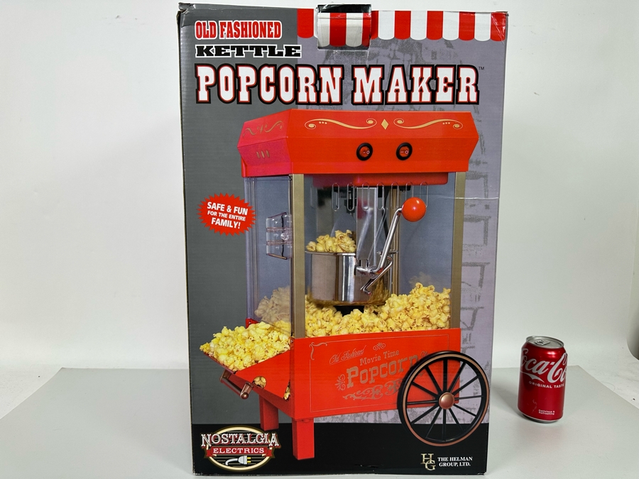 Old Fashioned Kettle Popcorn Maker By Nostalgia Electrics [Photo 2]