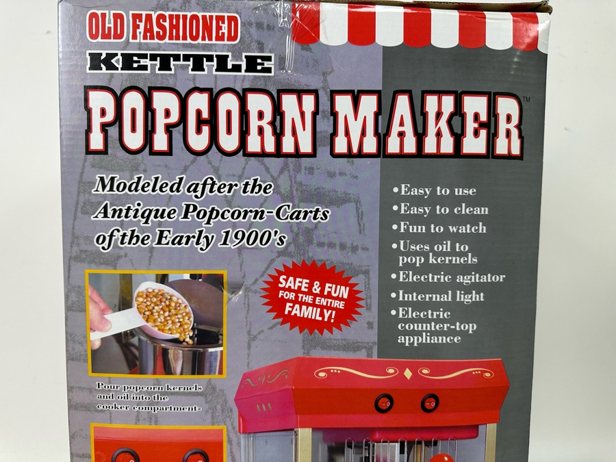 Old Fashioned Kettle Popcorn Maker By Nostalgia Electrics [Photo 5]