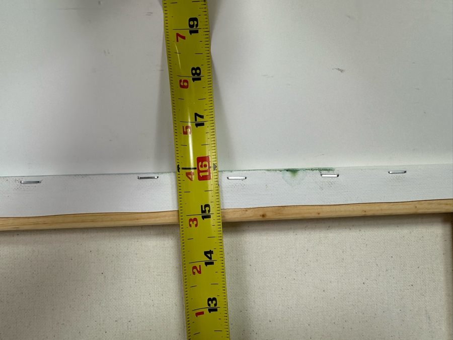 Christina Rosenthal (B. 1951, So Cal) Original Abstract Painting on Canvas 20W x 15H [Photo 12]