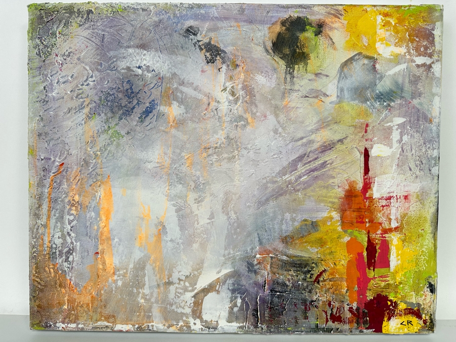 Christina Rosenthal (B. 1951, So Cal) Original Abstract Painting on ...