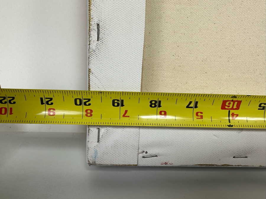 Christina Rosenthal (B. 1951, So Cal) Original Abstract Painting on Canvas 20W x 15H [Photo 11]