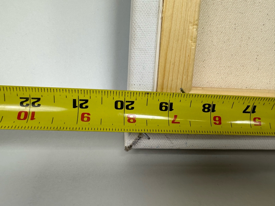 Christina Rosenthal (B. 1951, So Cal) Original Abstract Painting on Canvas 20W x 15H [Photo 10]