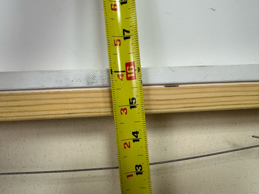 Christina Rosenthal (B. 1951, So Cal) Original Abstract Painting on Canvas 20W x 15H [Photo 11]