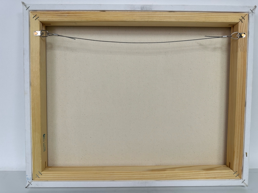 Christina Rosenthal (B. 1951, So Cal) Original Abstract Painting on Canvas 20W x 15H [Photo 9]