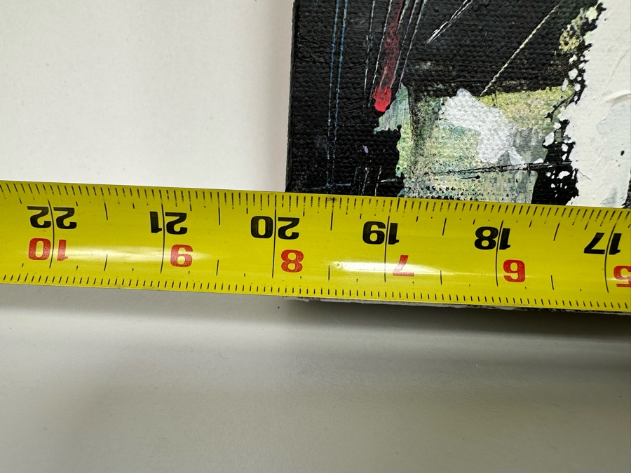 Christina Rosenthal (B. 1951, So Cal) Original Abstract Painting on Canvas 20W x 15H [Photo 10]