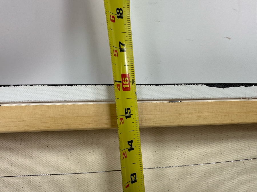 Christina Rosenthal (B. 1951, So Cal) Original Abstract Painting on Canvas 20W x 15H [Photo 12]