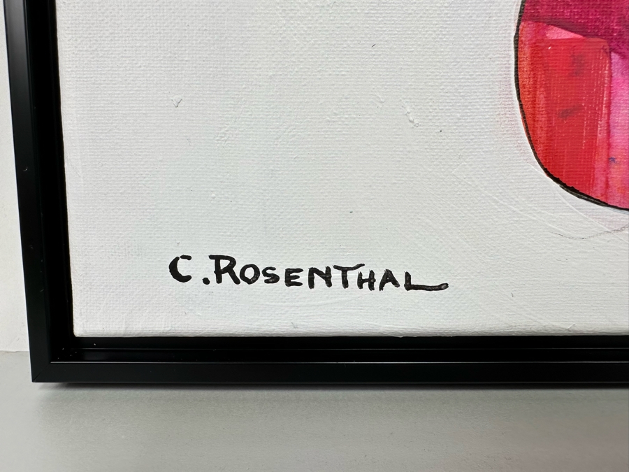 Christina Rosenthal (B. 1951, So Cal) Original Painting on Canvas 20.5W x 16.5H [Photo 4]