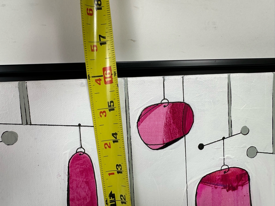 Christina Rosenthal (B. 1951, So Cal) Original Painting on Canvas 20.5W x 16.5H [Photo 6]